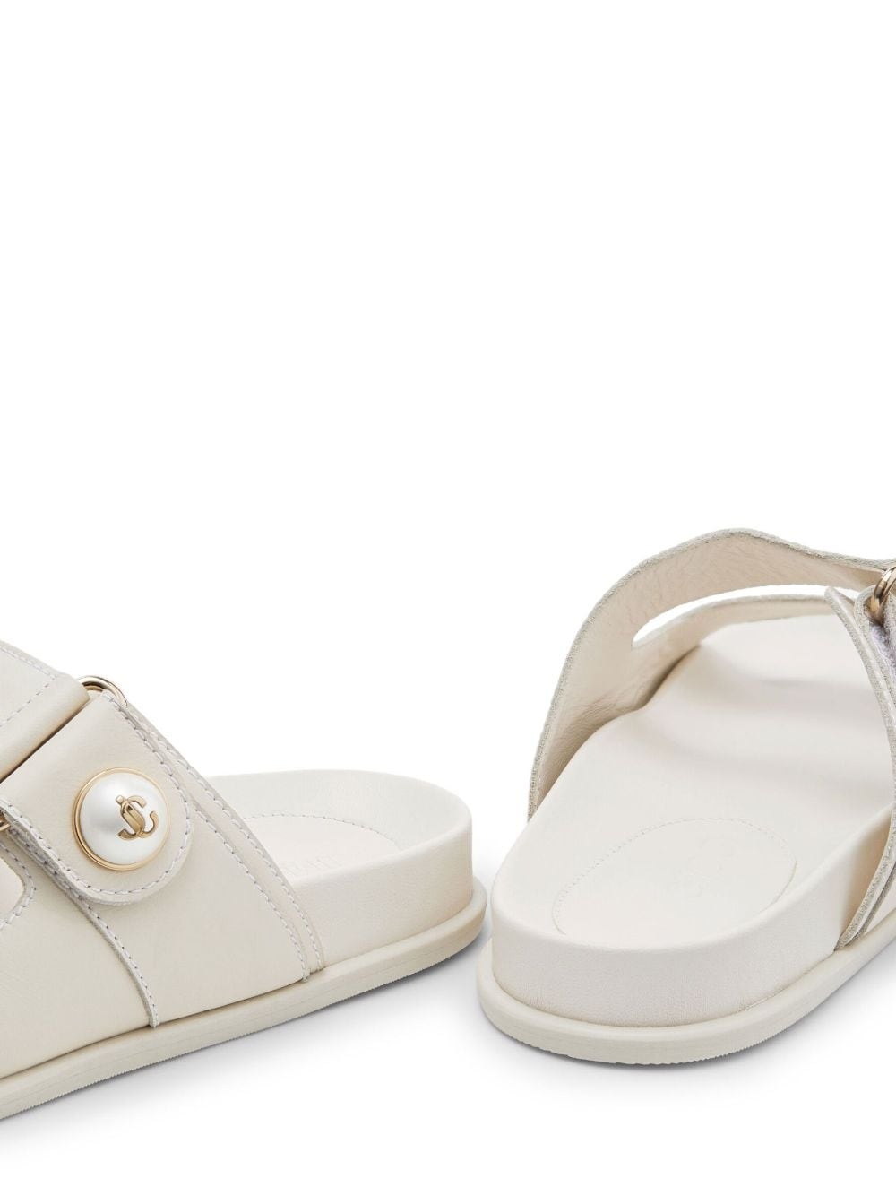 Fayence pearl-embellished sandals - 6