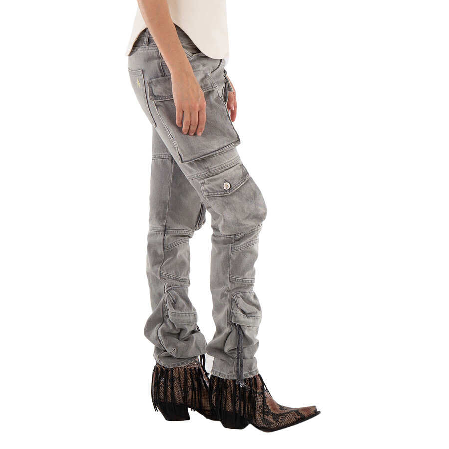 The Attico Ladies Grey Essie Long Pants - 5