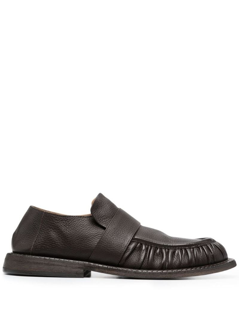 Estiva ruched leather loafers - 1