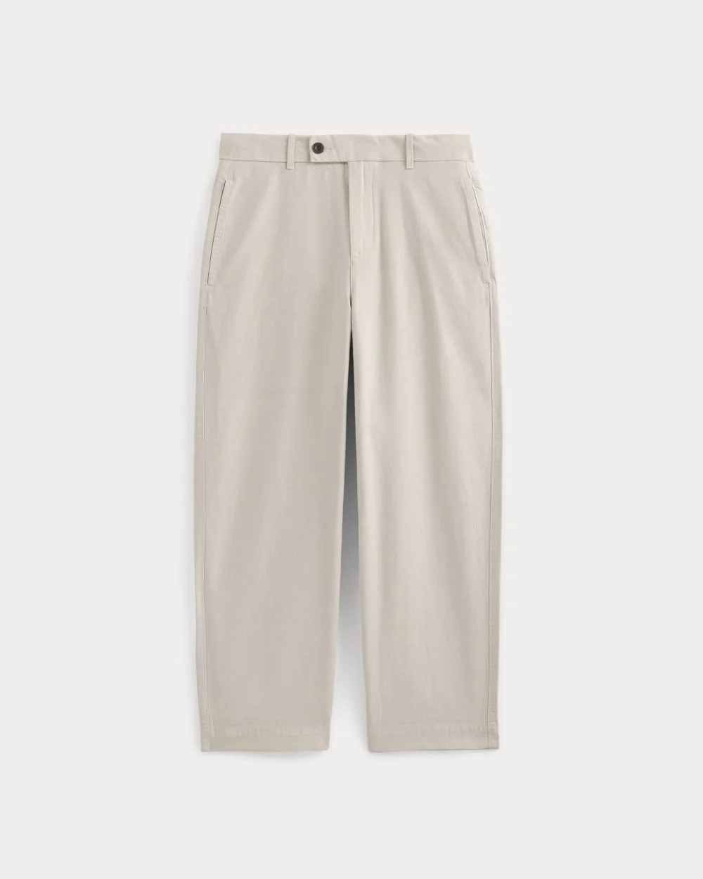 CROPPED SLUB TROUSER - 1