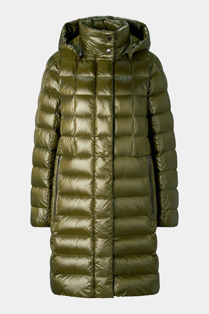Meryl Down Coat in Olive 1