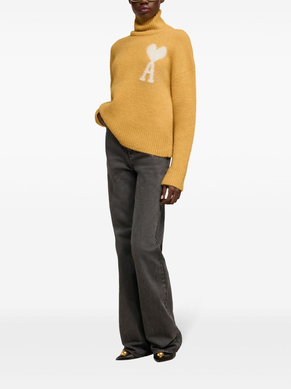 Ami de Coeur funnel neck sweatshirt - 2