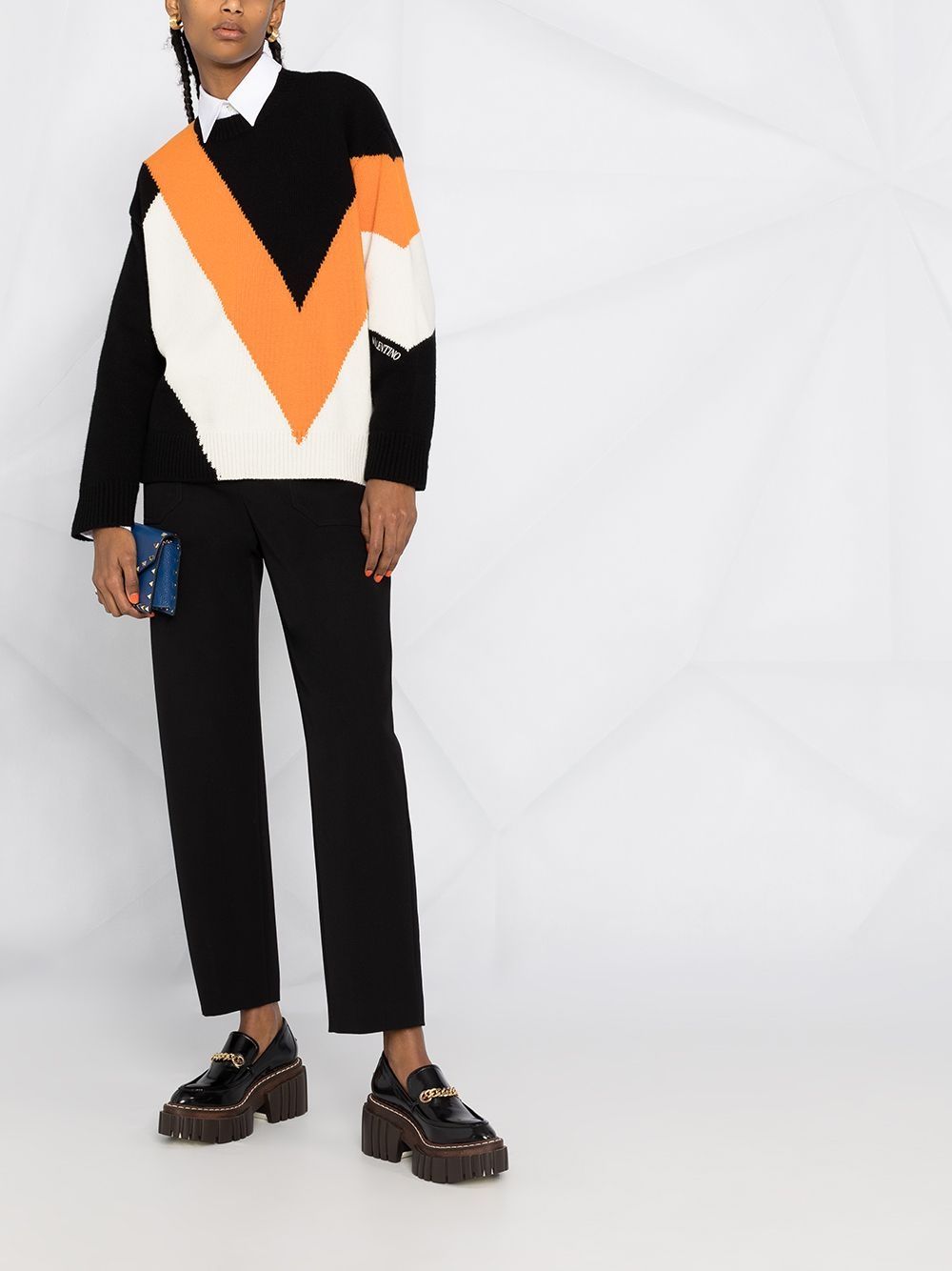 intarsia knit jumper - 2