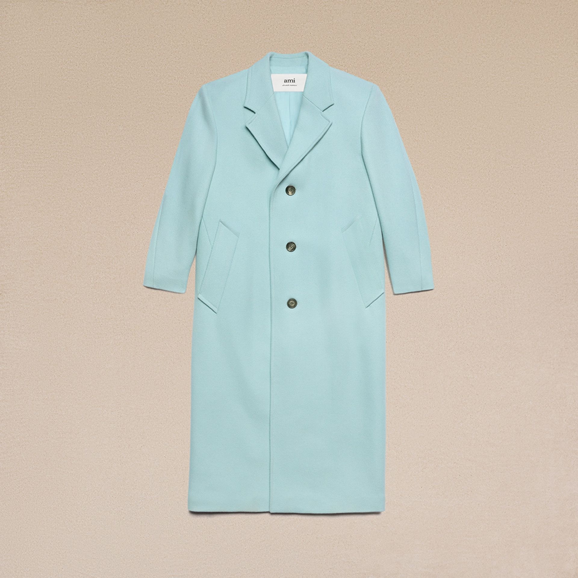 Three Buttons Oversized Coat - 2