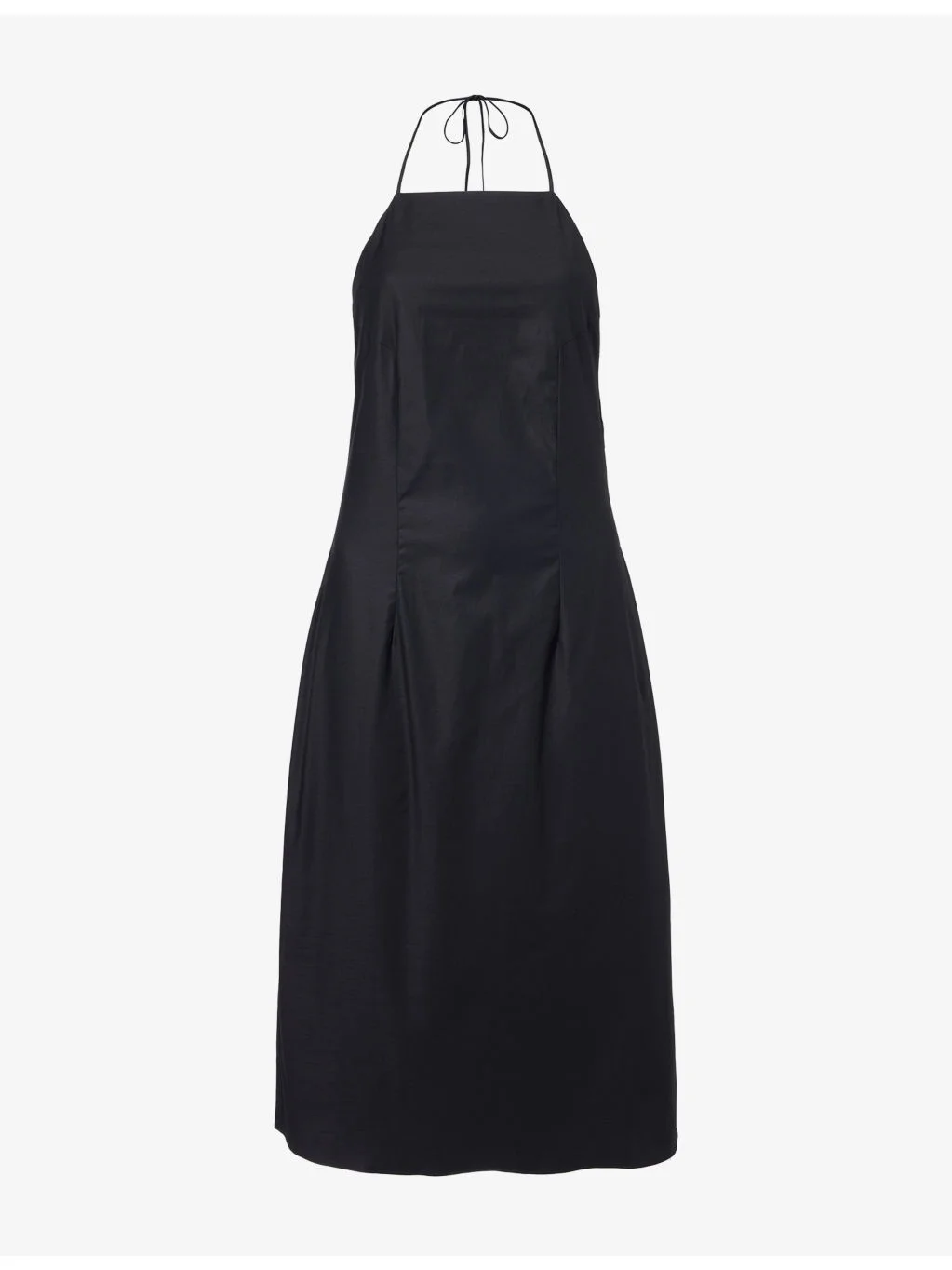 Amarena Halterneck Cotton Midi Dress - 1