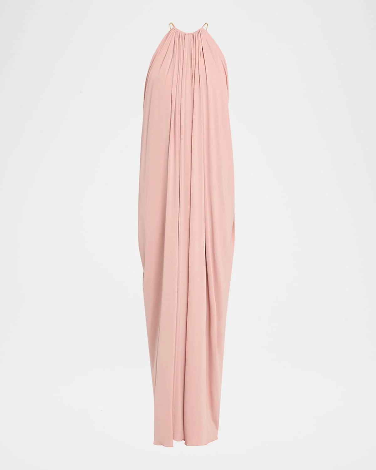 Rhodes Draped Jersey Halter Maxi Dress - 1