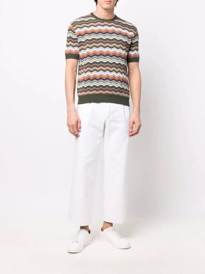 Missoni short-sleeve zigzag T-shirt outlook