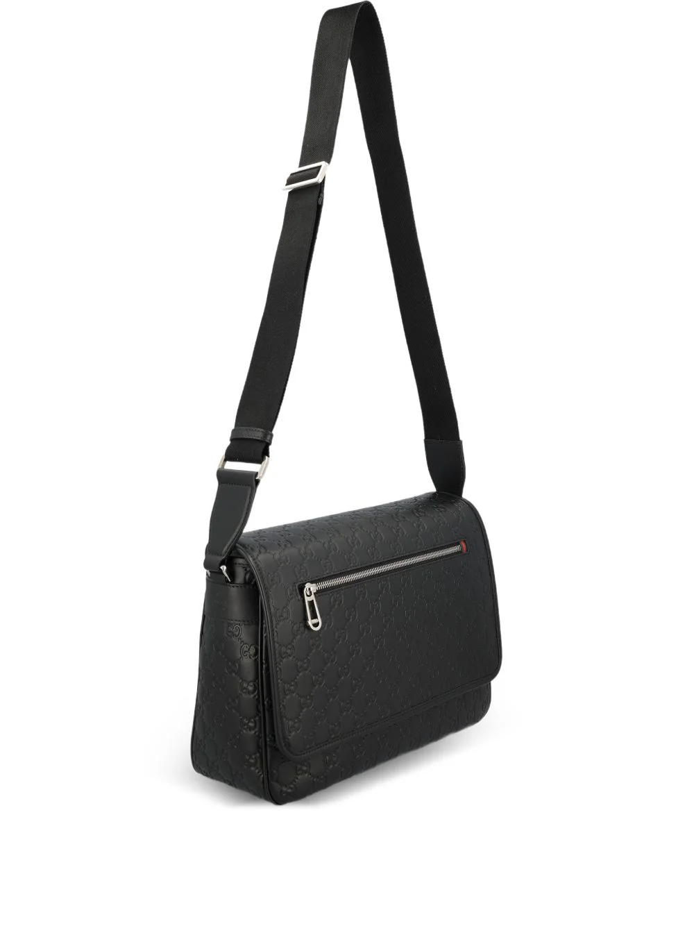 medium GG Emblem embossed messenger bag - 1