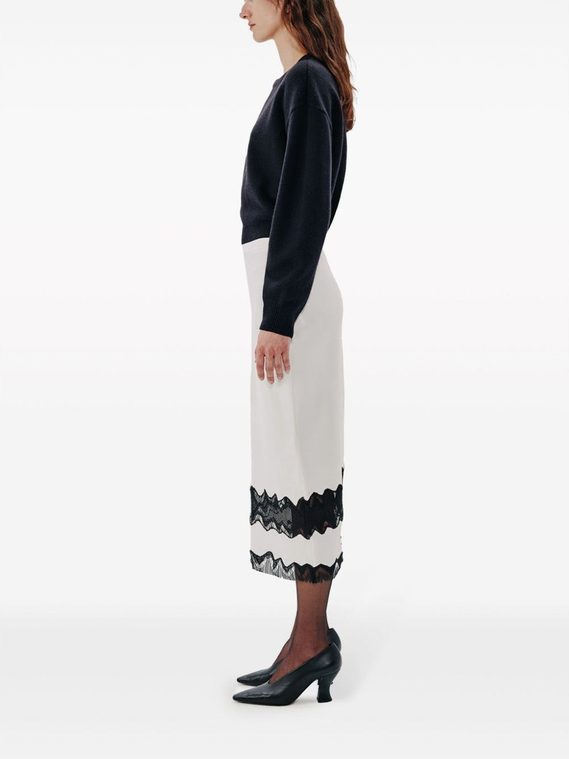 lace high-waist midi skirt 4