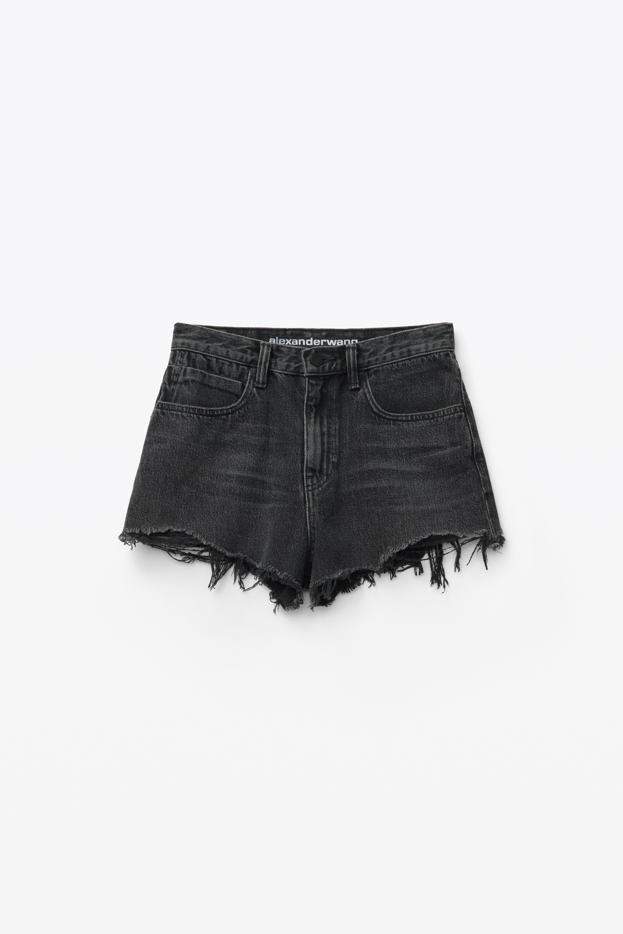 BITE SHORT IN GREY AGED DENIM - 1