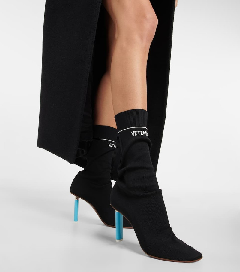 pointed sock-style boots 7