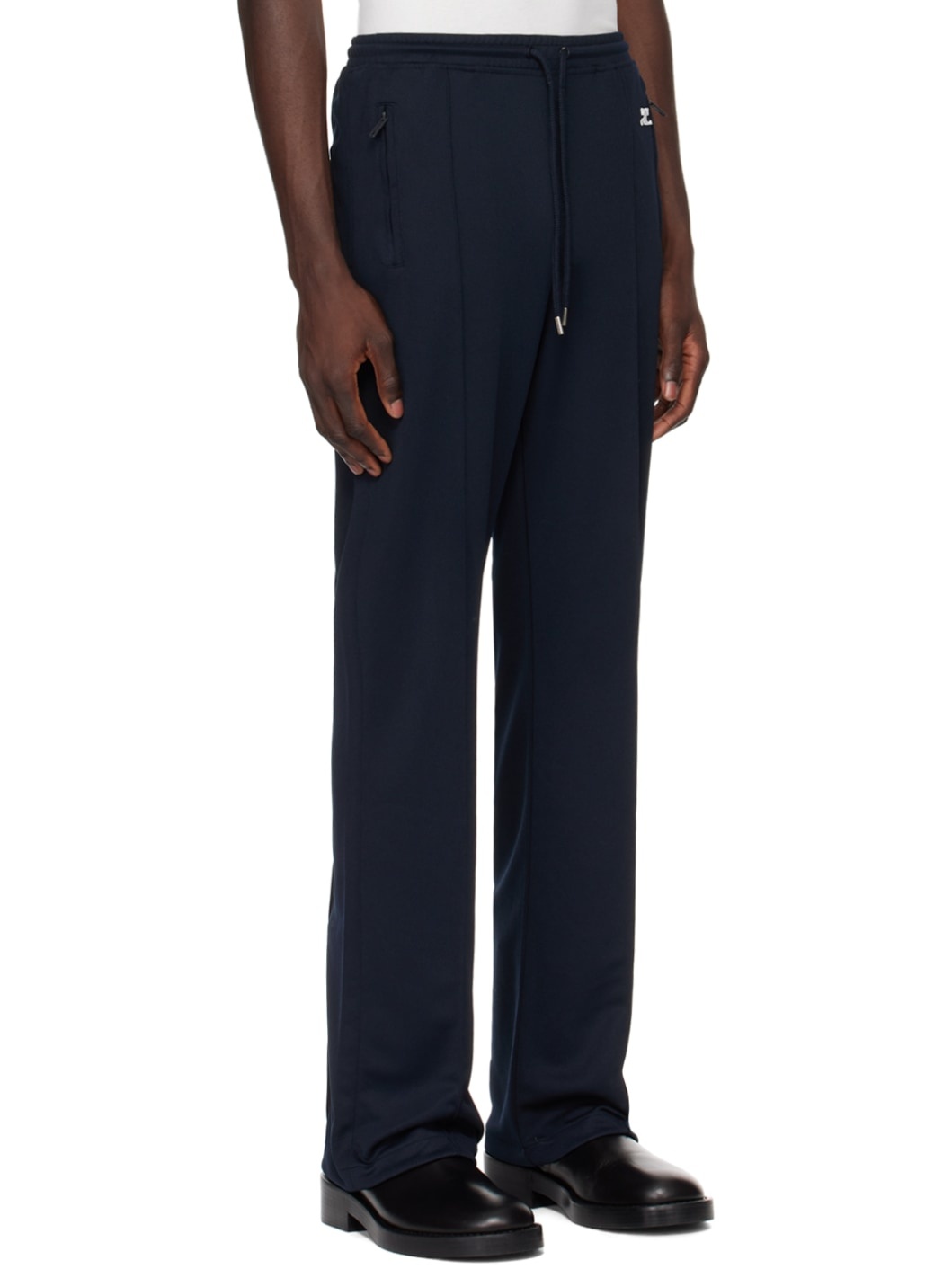 Navy Drawstring Sweatpants - 2