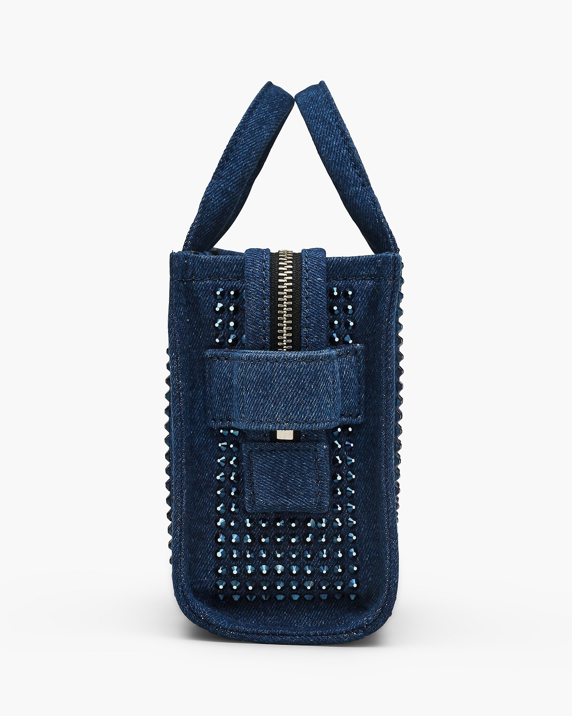 THE CRYSTAL DENIM CROSSBODY TOTE BAG - 6