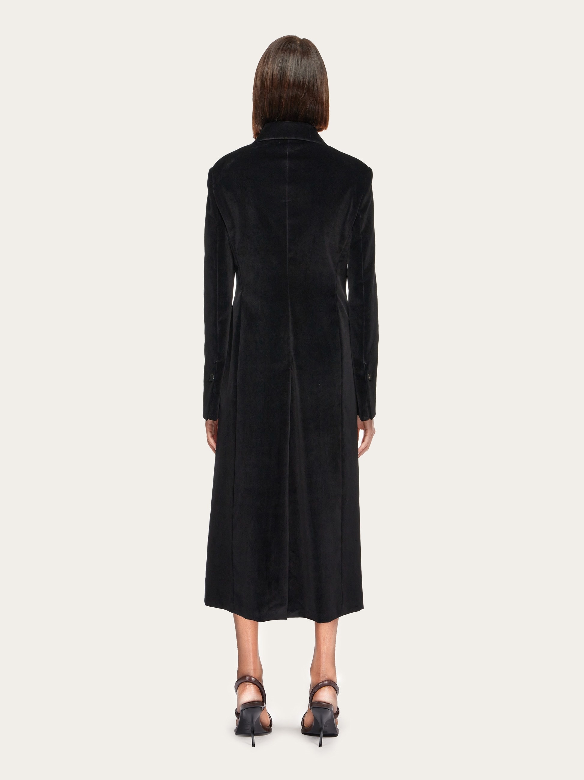 Flock velvet coat - 3