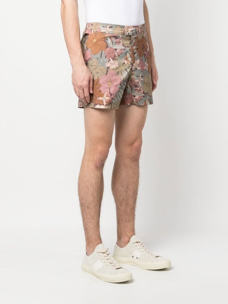 floral-print deck shorts - 3