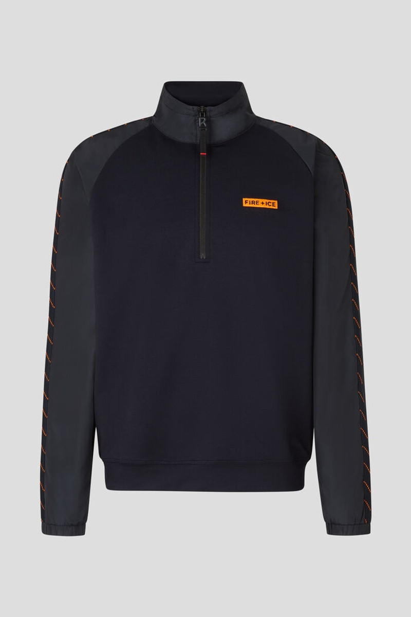 Mathis Half-zip sweatshirt in Navy blue 1