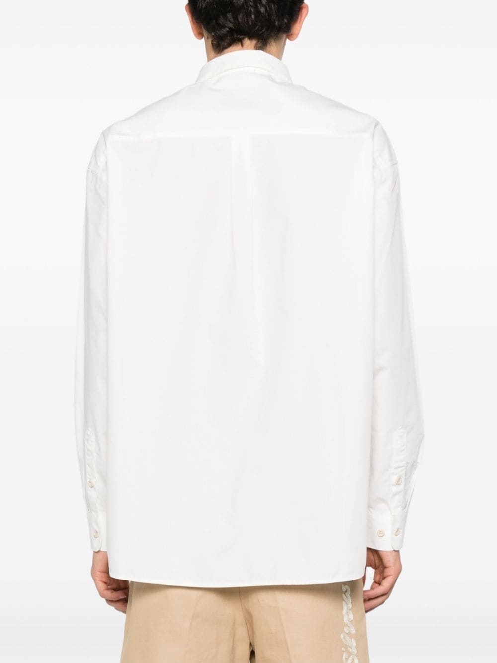 chest-pockets cotton shirt - 4