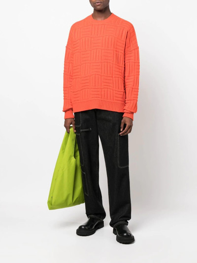 Ambush monogram knitted jumper outlook