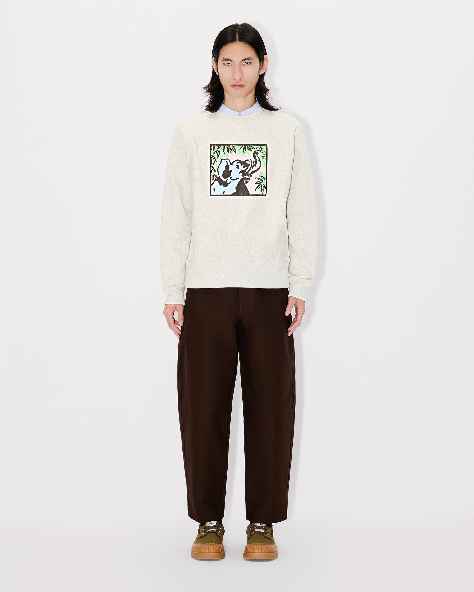 'KENZO Jungle Elephant' sweatshirt in cotton - 5