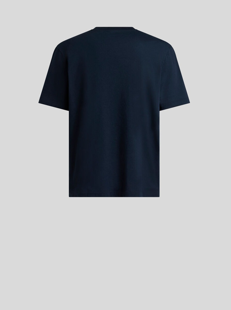 Etro COTTON JERSEY T-SHIRT WITH PEGASO EMBROIDERY outlook