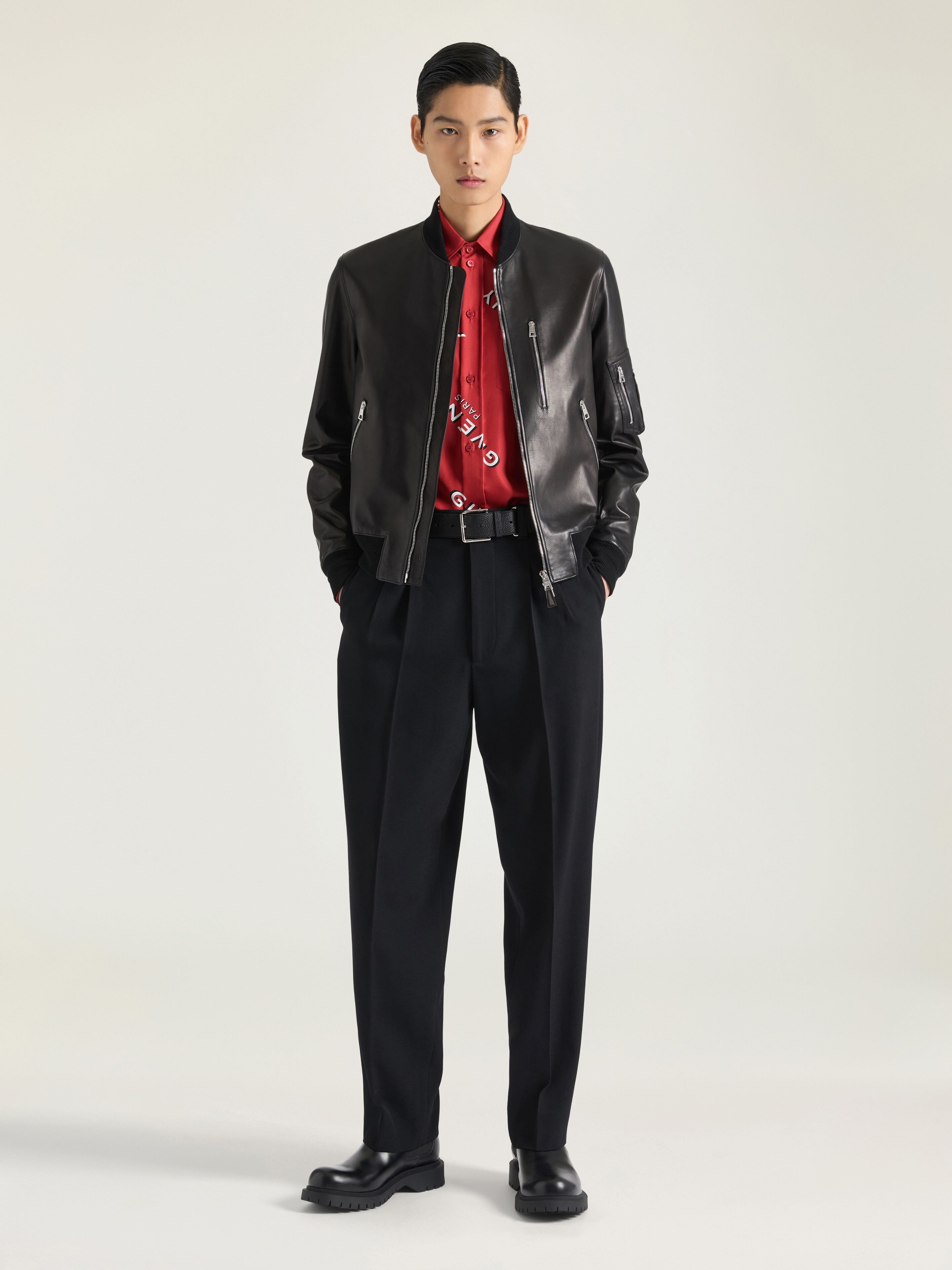 AVIATOR JACKET IN LEATHER - 2