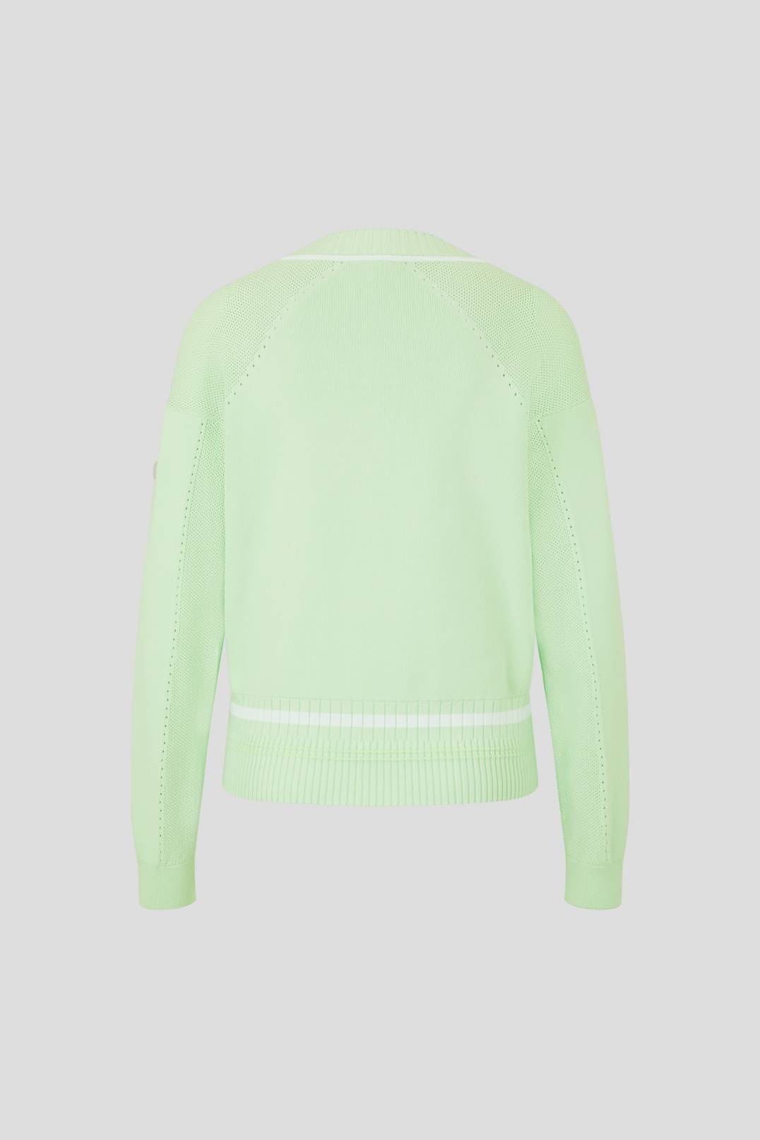 KARI KNIT PULLOVER IN PISTACHIO - 5