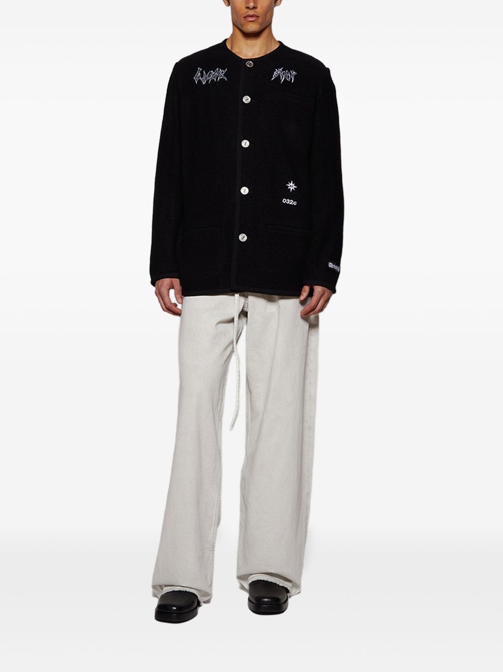 Ghost Writer button-up embroidered jacket - 2