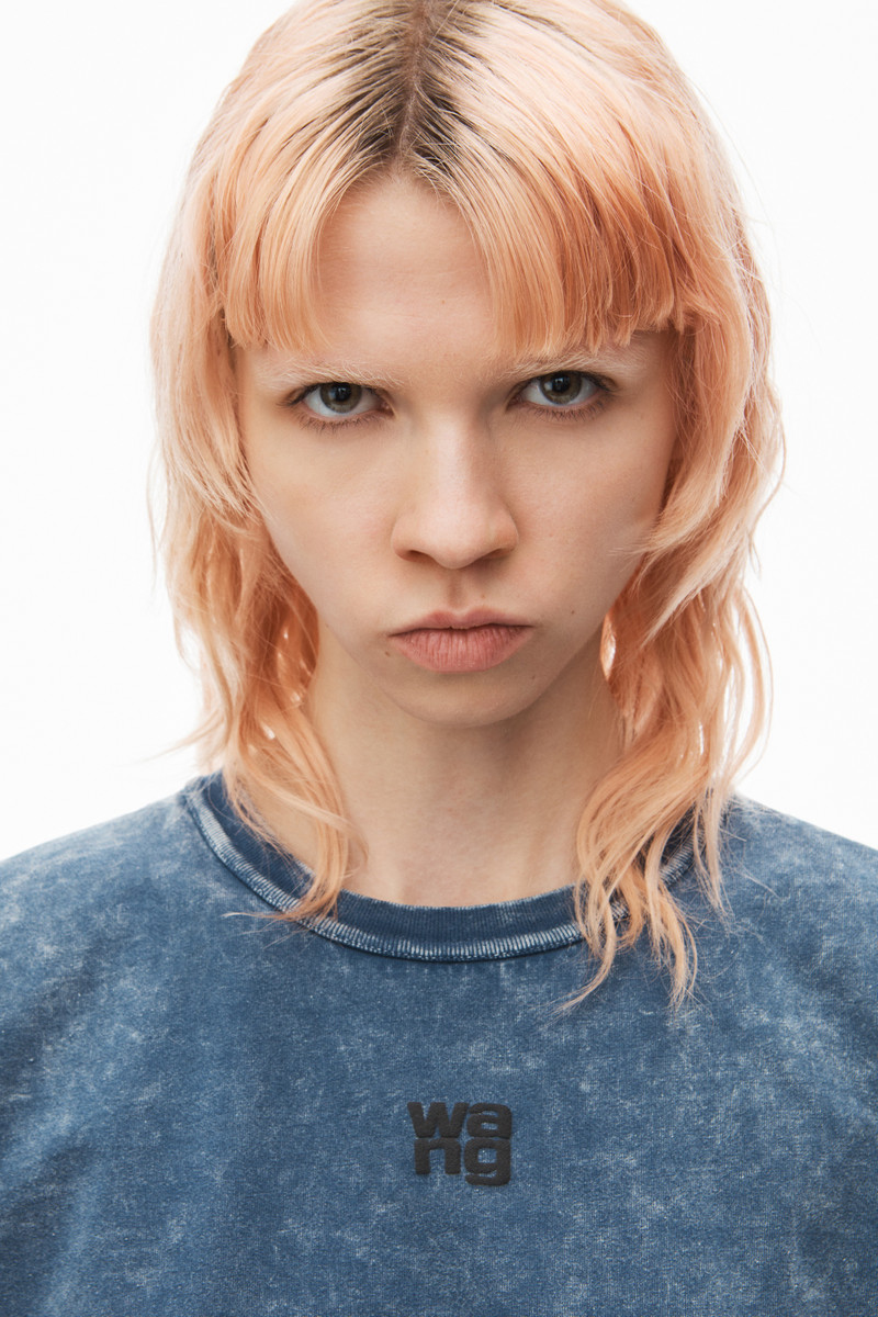 Essential Logo Shrunken Short-Sleeve Tee in Organic Cotton 5