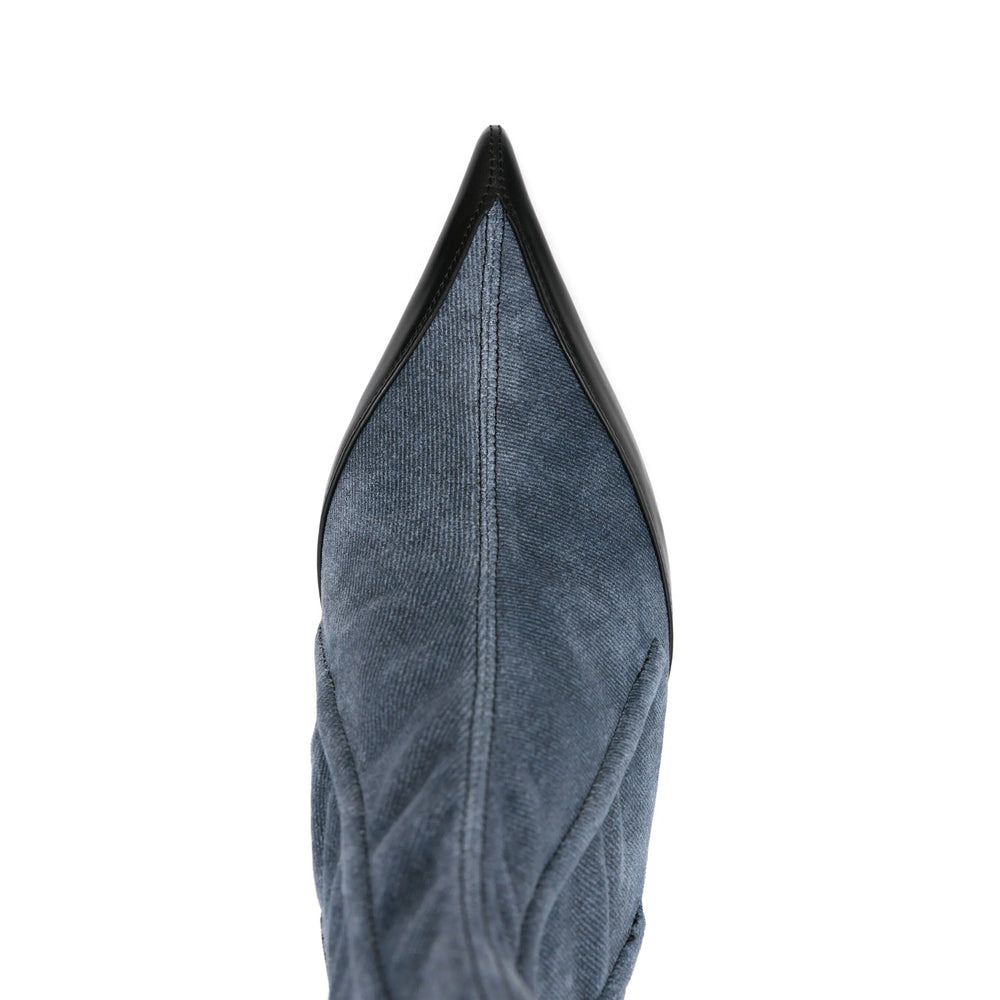 Mugler Blue Boots Women - 4