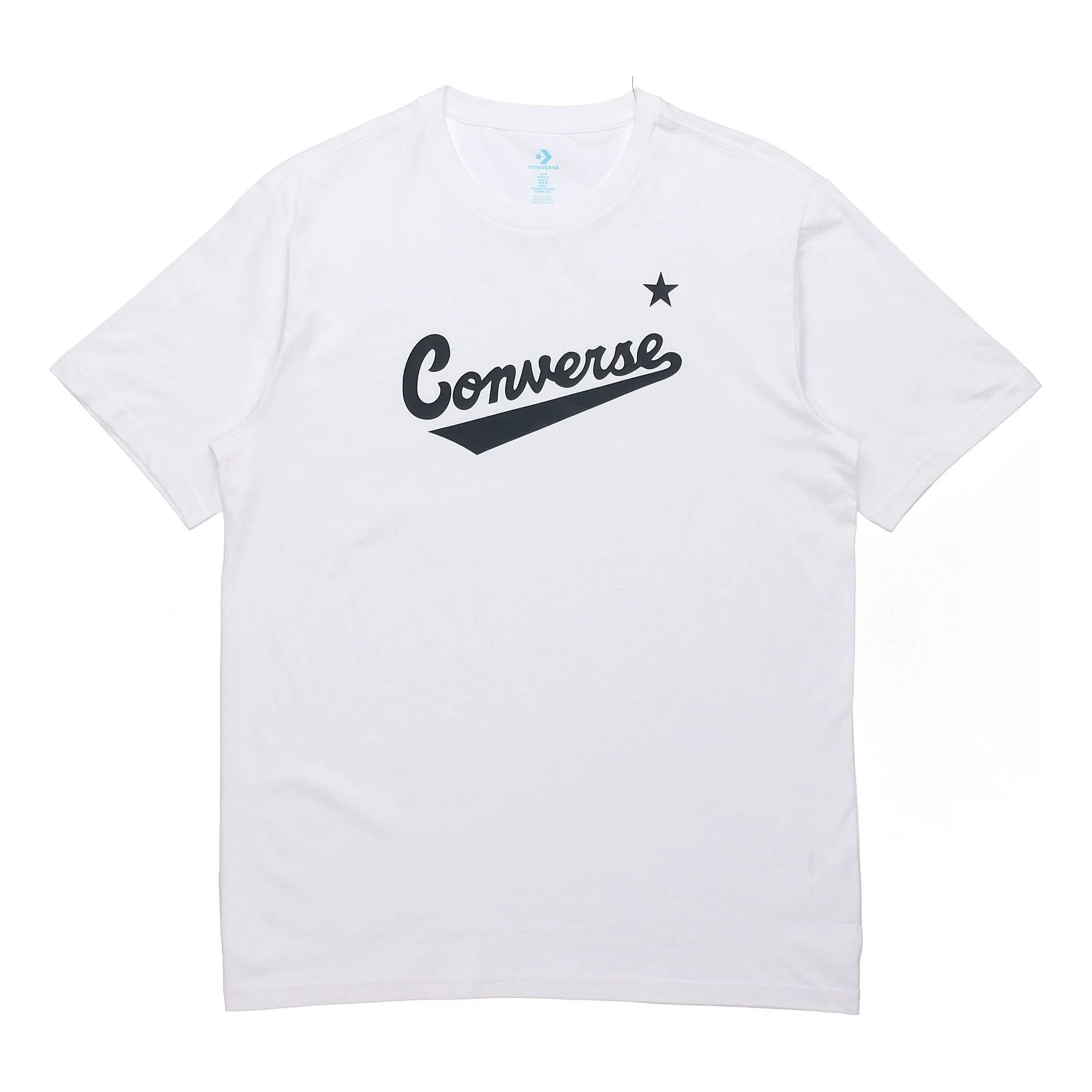 Men's Converse Classic Alphabet Pattern Short Sleeve White 10018235-102 - 1
