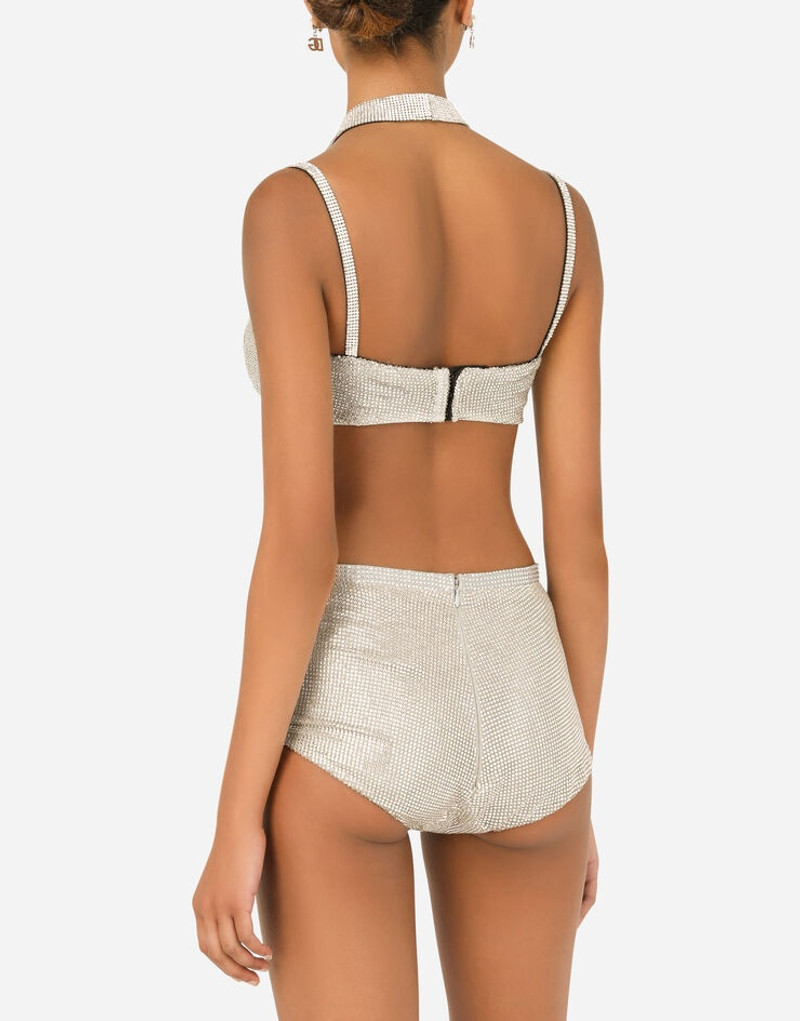 Crystal mesh bandeau top 5