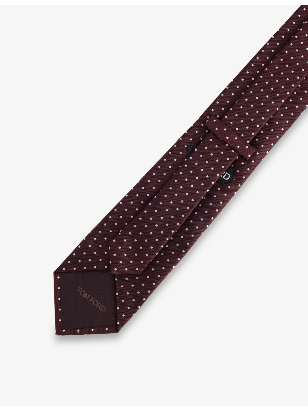Micro Polka-Dot Silk Tie - 4