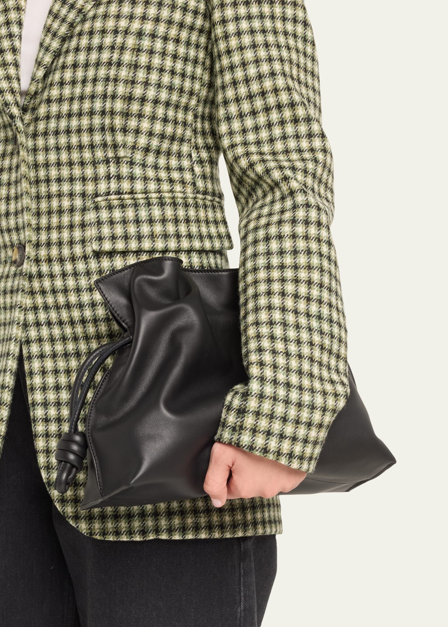 Flamenco Leather Clutch Bag - 2