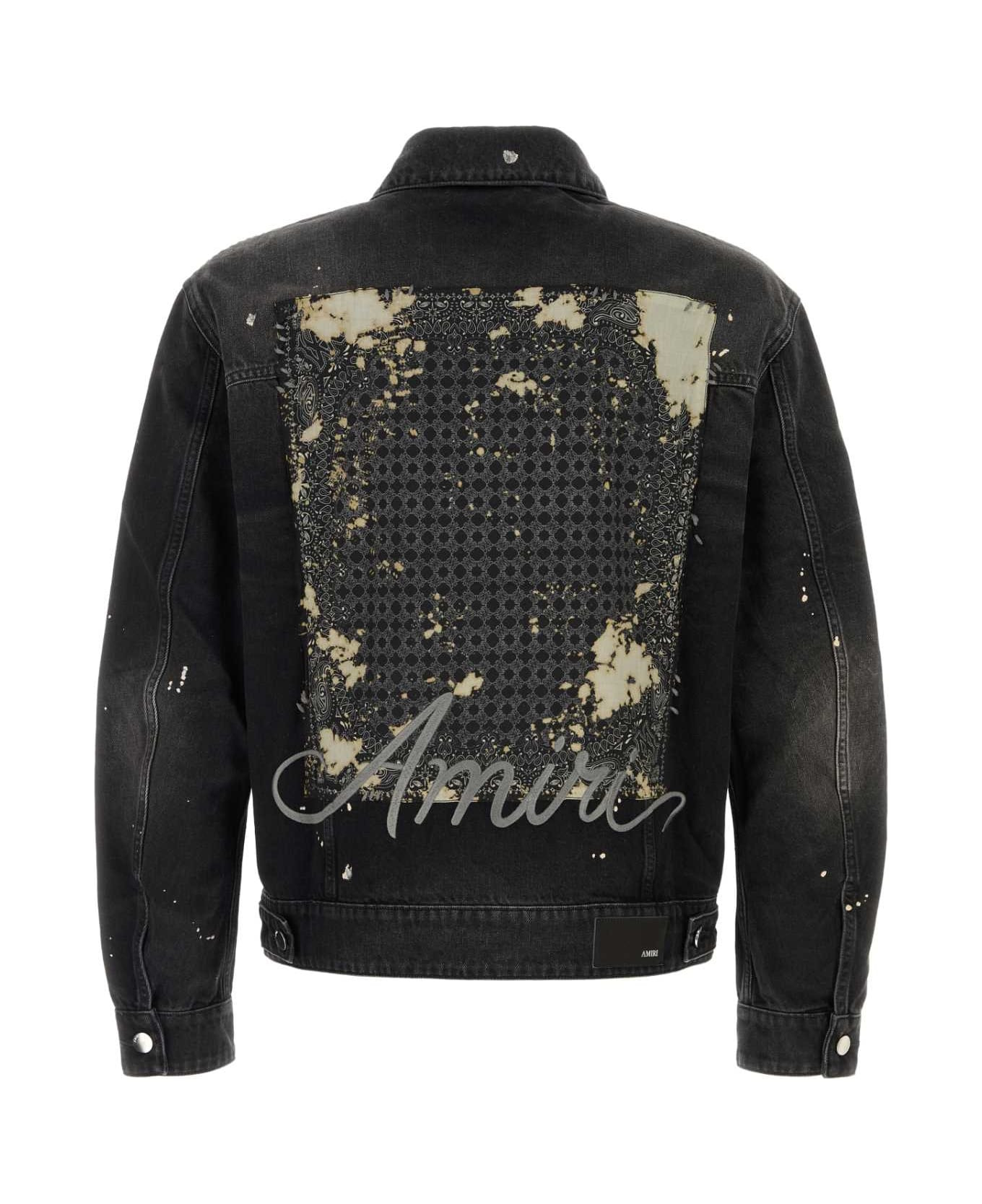 Black Denim Jacket - 2