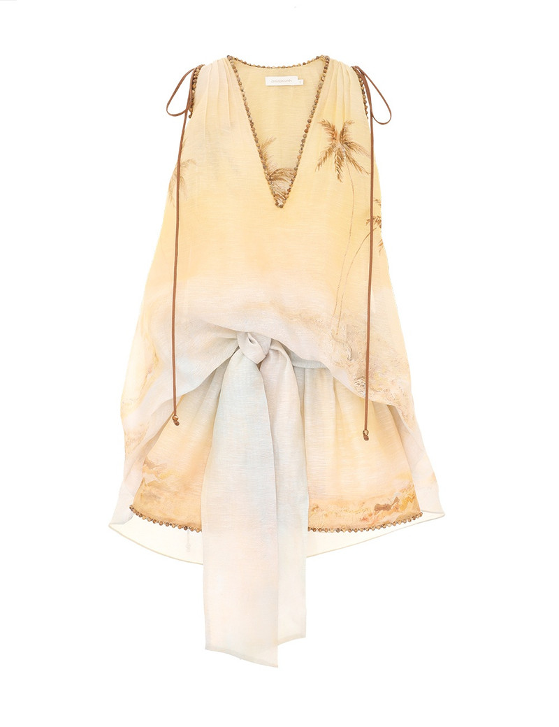 BALANCE PLUNGE MINI DRESS 1
