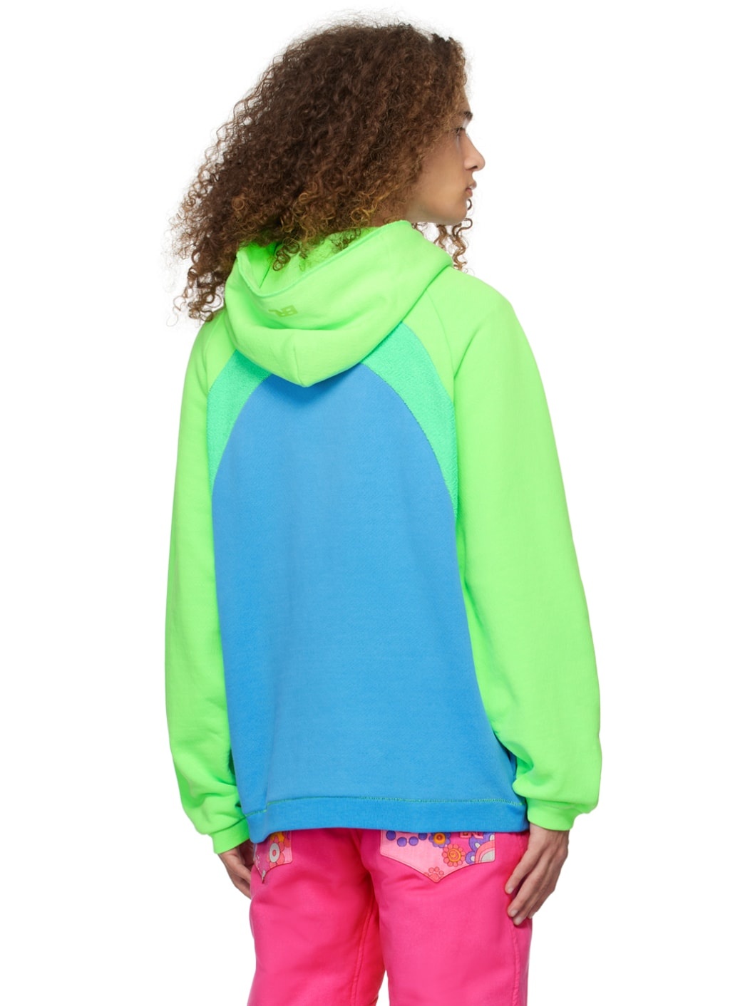Green & Blue Rainbow Hoodie - 3
