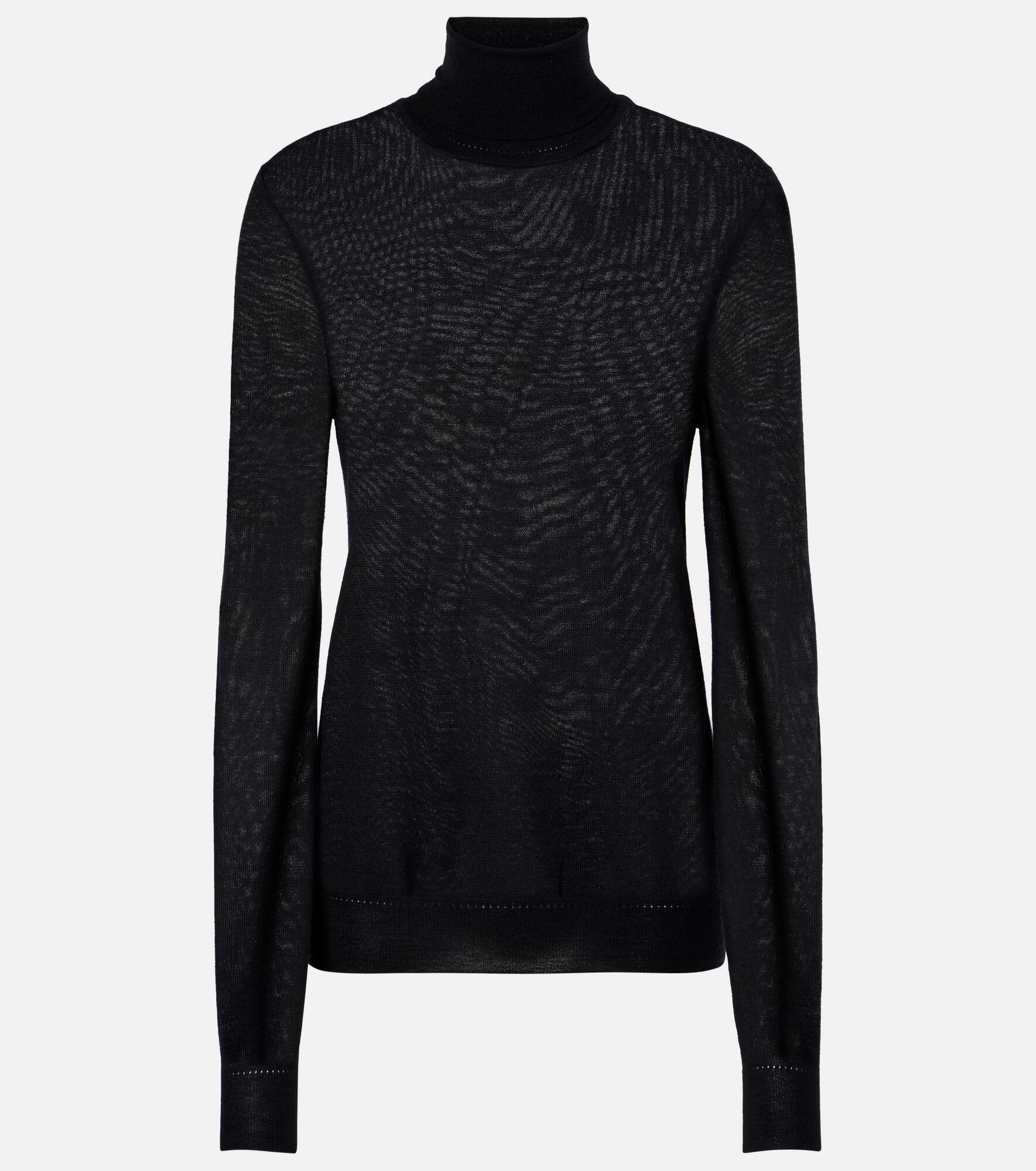 Wool turtleneck sweater - 2