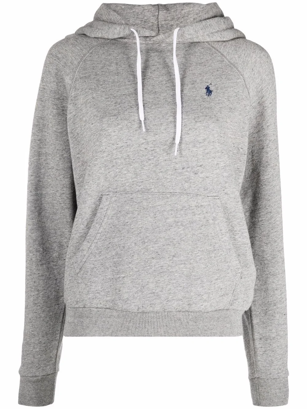 embroidered-pony hoodie - 1