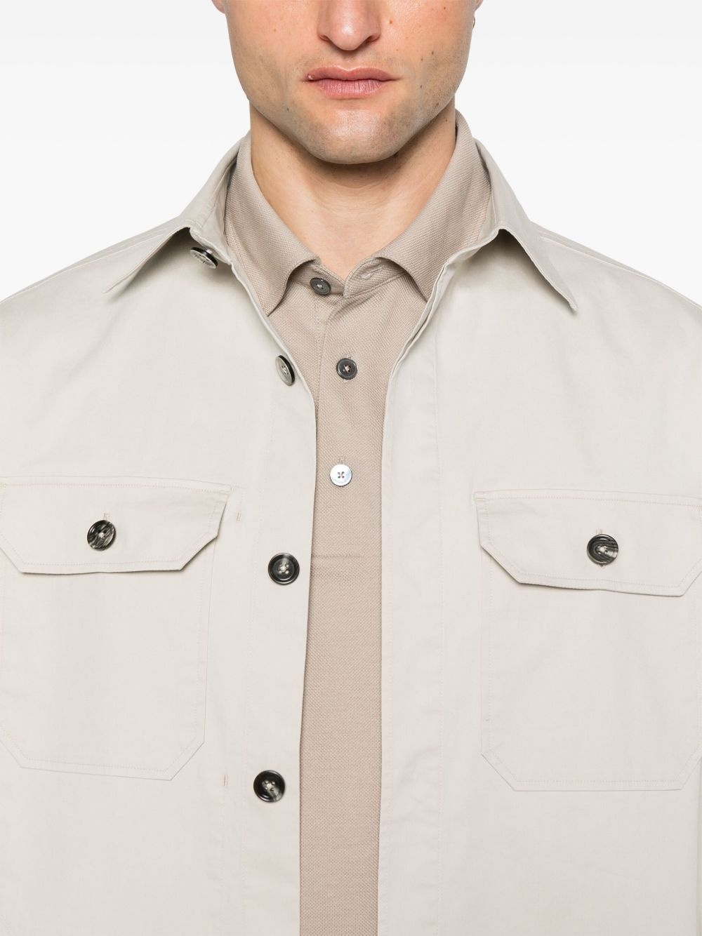 stretch-cotton shirt - 5