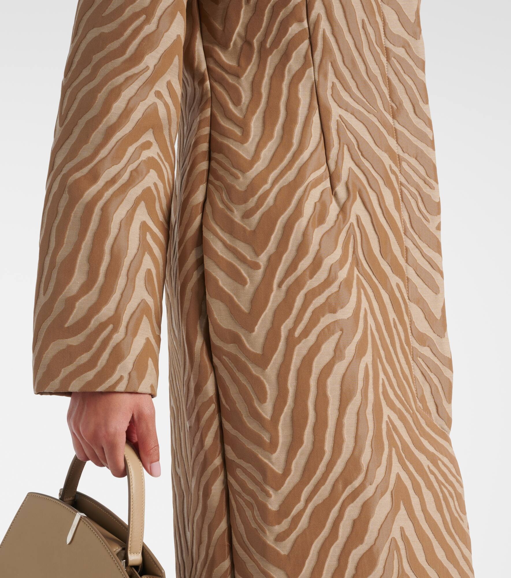 Mira cotton-blend jacquard coat - 5