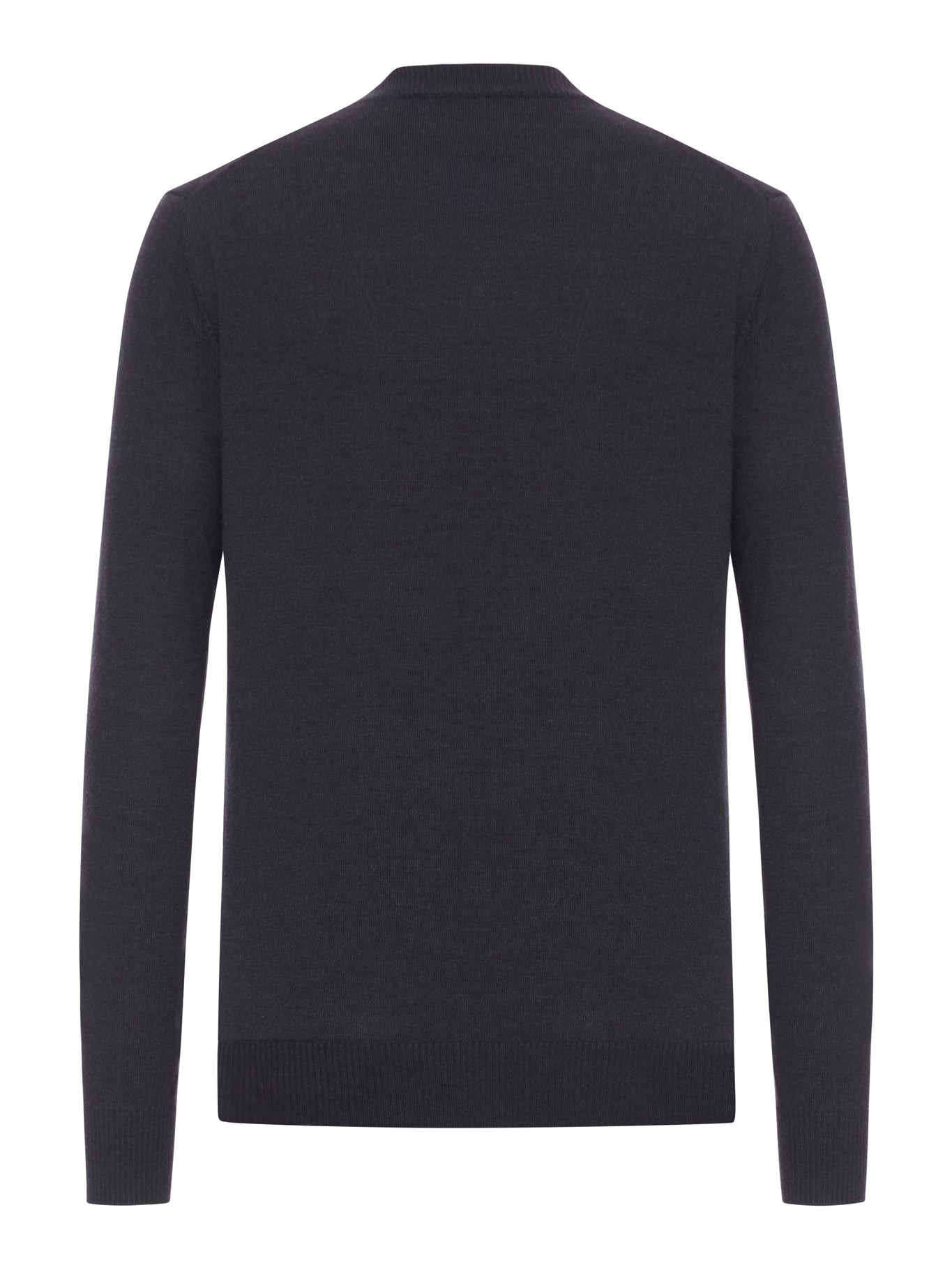 CREW NECK WOOL SWEATER - 2