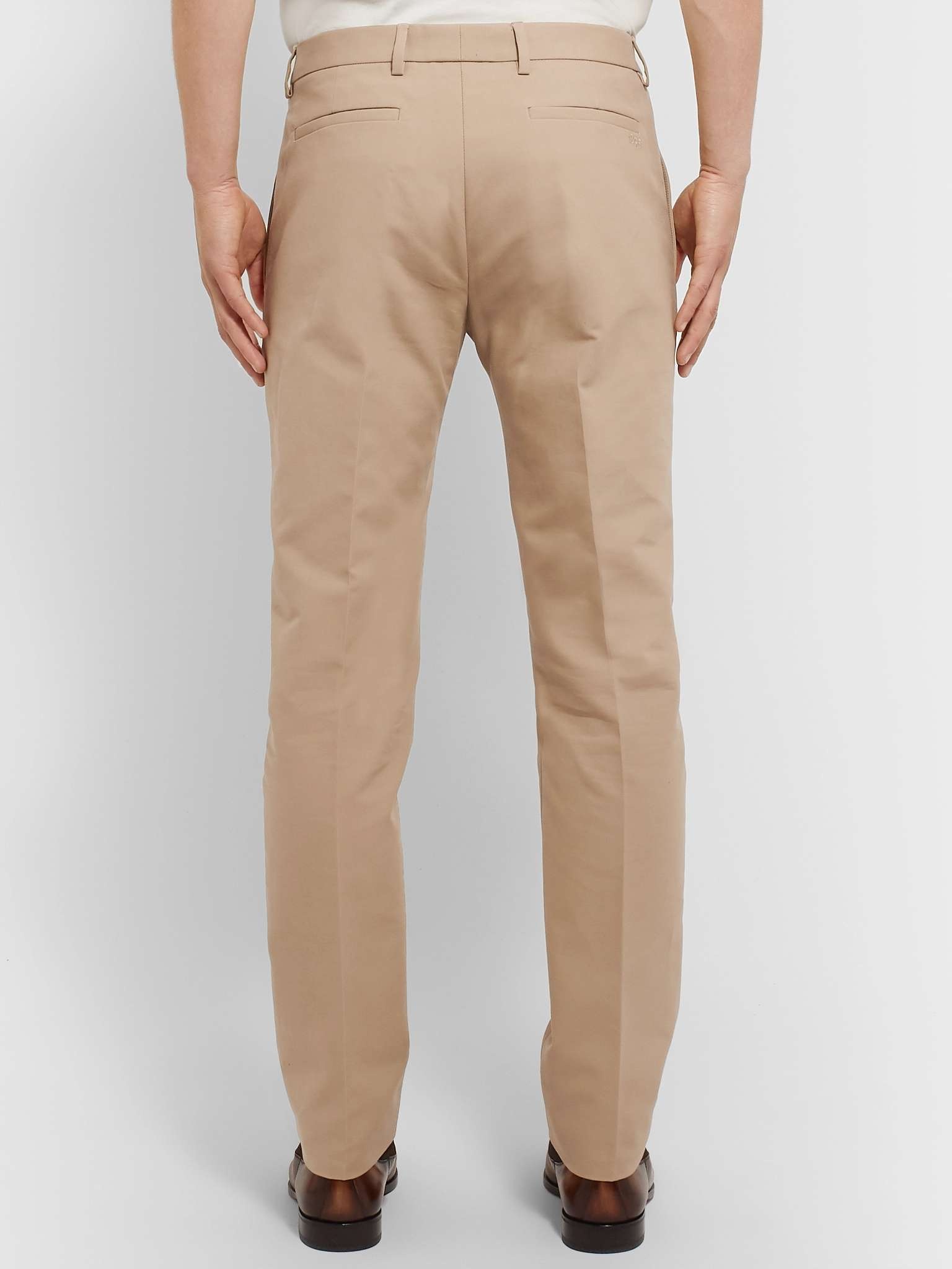 Slim-Fit Tapered Cotton-Twill Chinos - 5