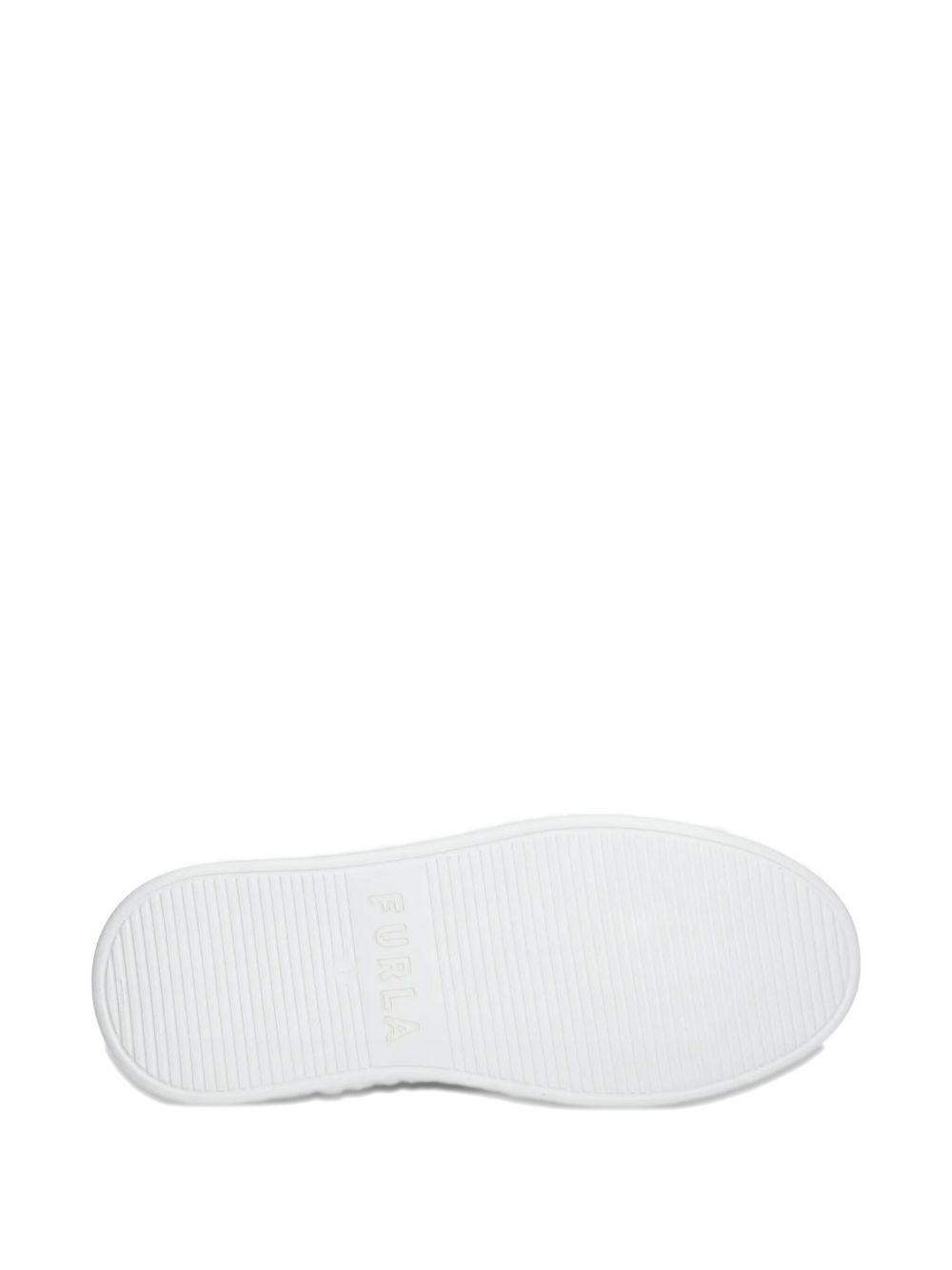 logo-plaque platform sneakers - 4