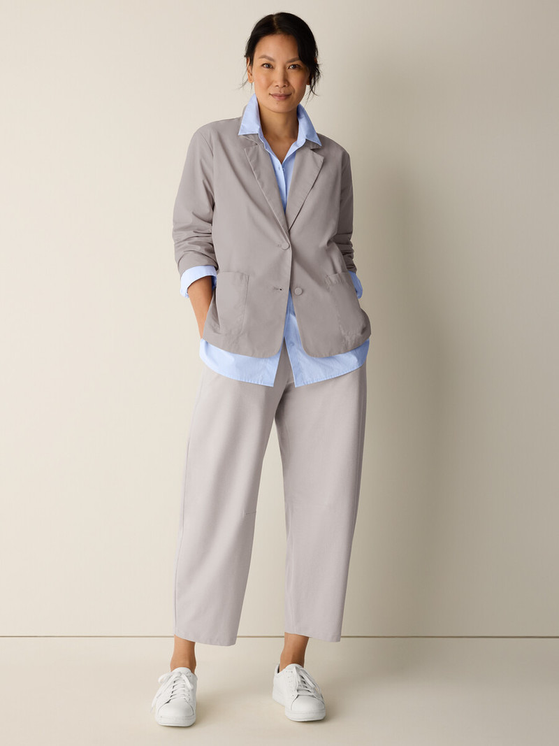 EILEEN FISHER Light Cotton Nylon Blazer outlook