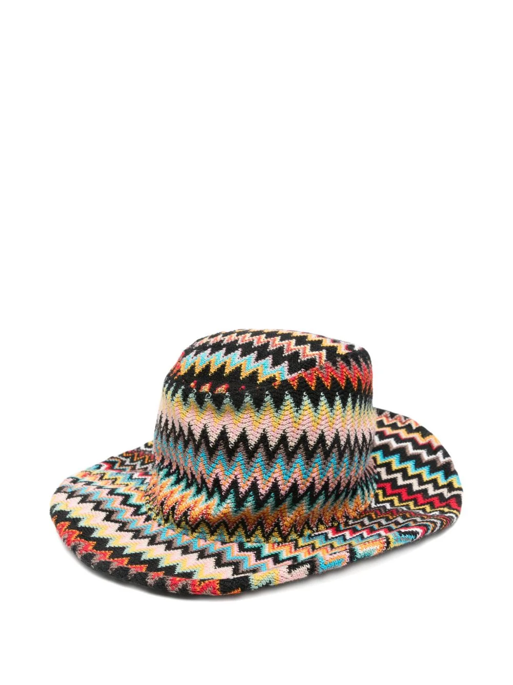 chevron sun hat - 1
