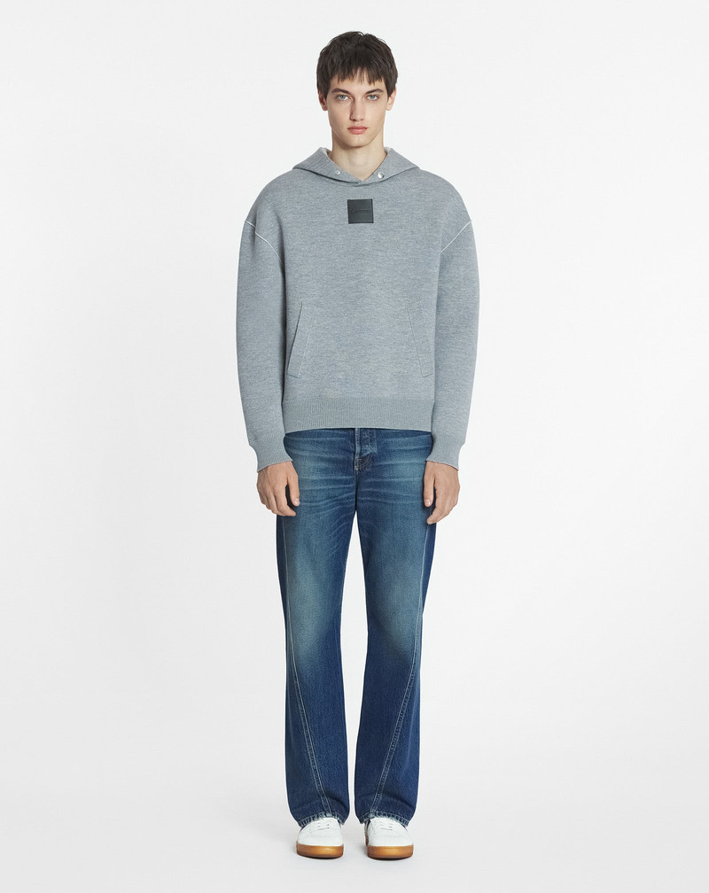 Lanvin BAGGY WOOL HOODIE outlook