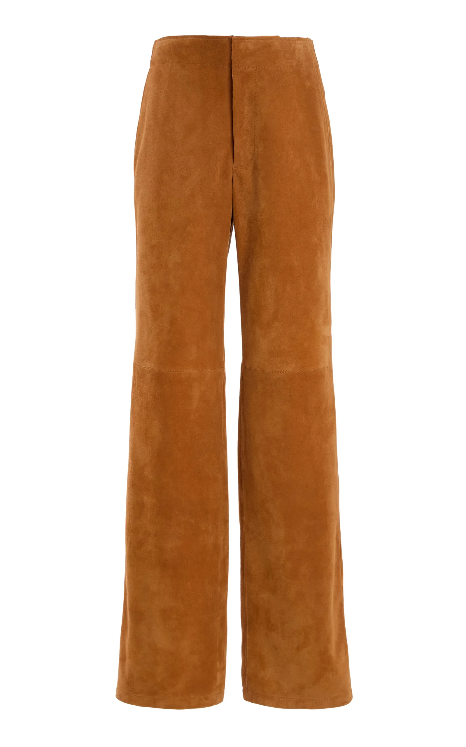 Freja Suede Pants khaki - 1
