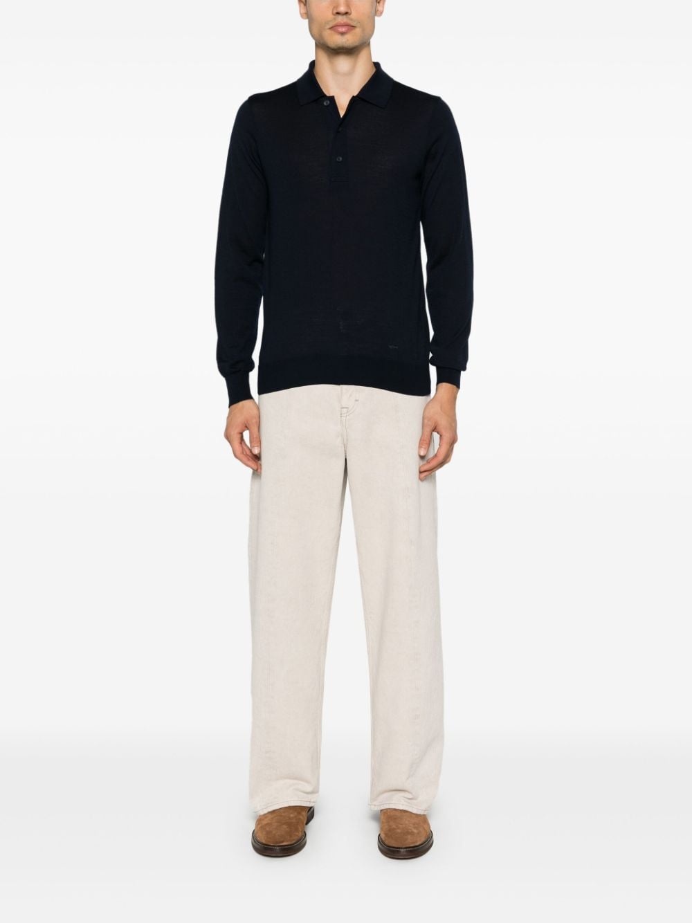 logo-embroidered polo shirt - 2