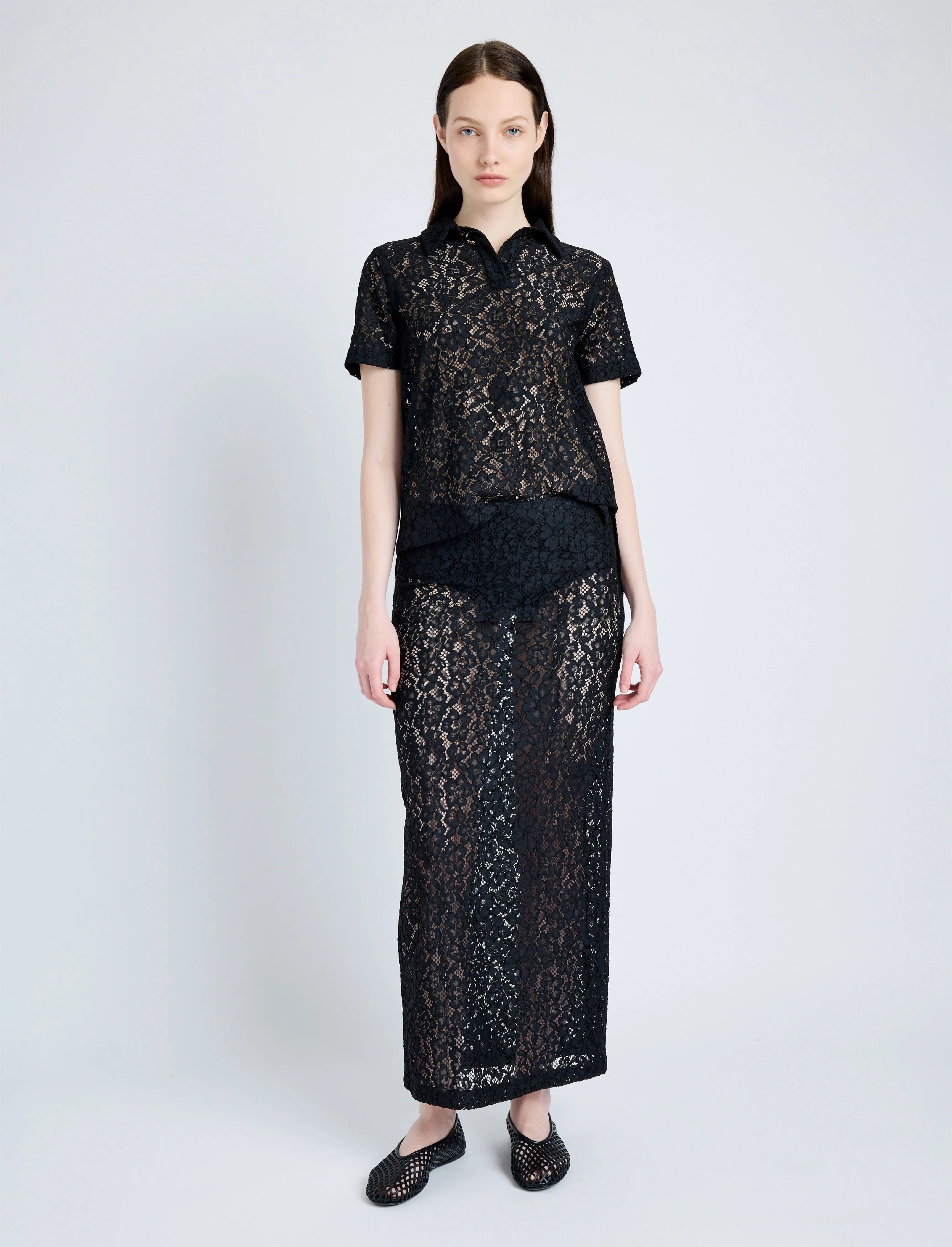 Kennedy Top in Stretch Lace - 3