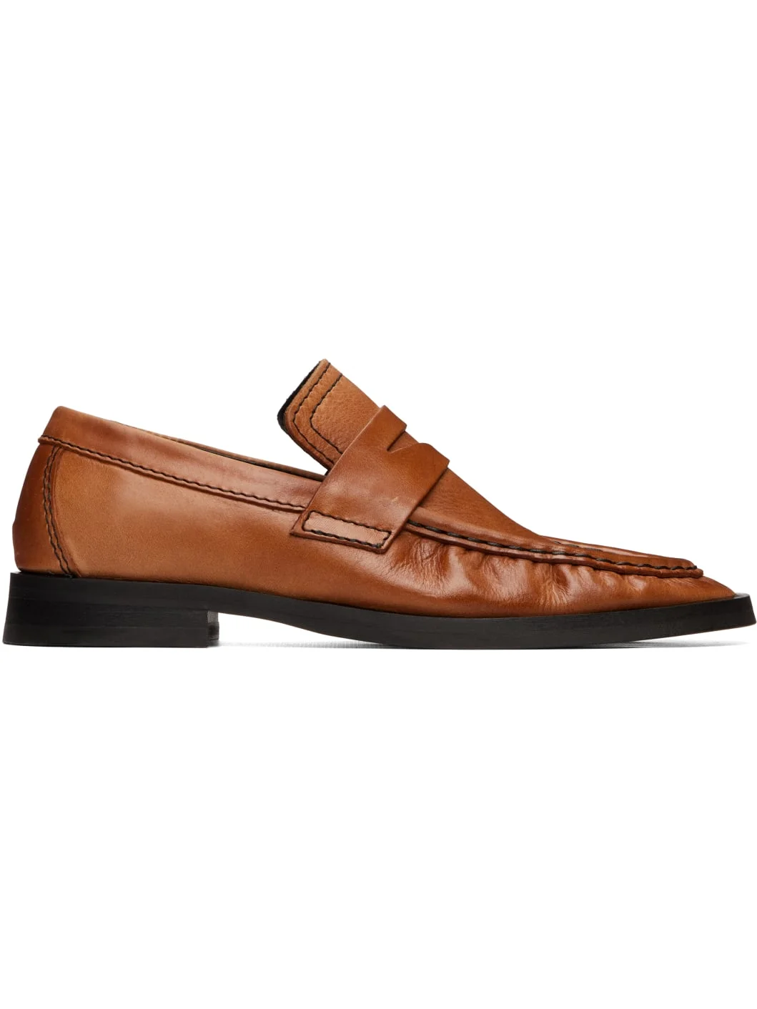 Tan Zita Loafers - 1